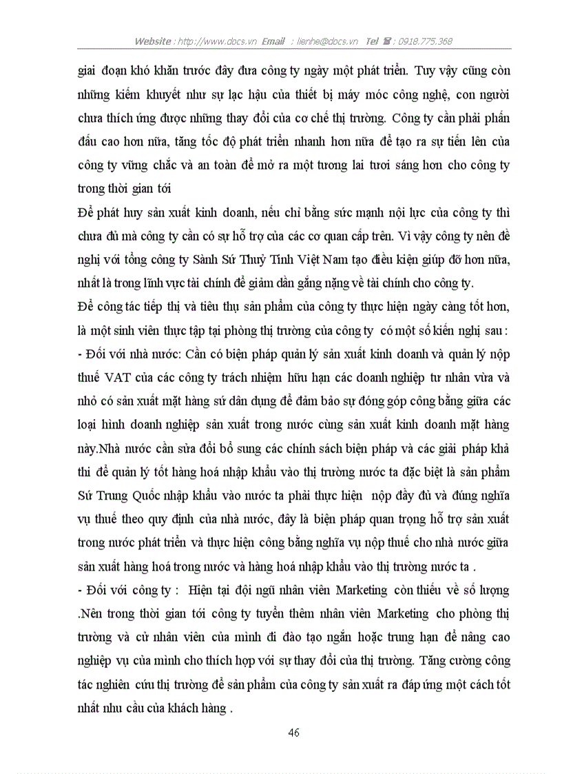 image for page Một số giải pháp nhằm nâng cao hiệu quả tiêu thụ sản phẩm của Công ty Cổ phần Sứ Hải Dương
