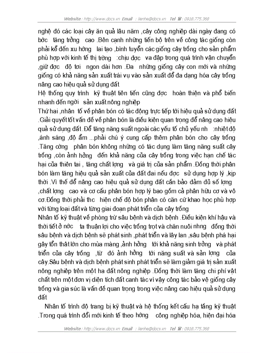 image for page Hiệu quả sử dụng đất nông nghiệp sau khi chuyển đổi cơ cấu cây trồng vật nuôi ở tỉnh Hải Dương