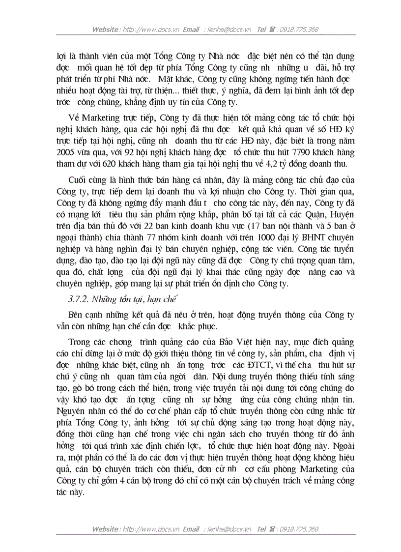 image for page Một số giải pháp hoàn thiện hoạt động xúc tiến hỗn hợp tại công ty Bảo Việt Nhân thọ Hà Nội