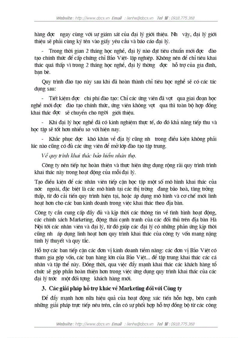 image for page Một số giải pháp hoàn thiện hoạt động xúc tiến hỗn hợp tại công ty Bảo Việt Nhân thọ Hà Nội