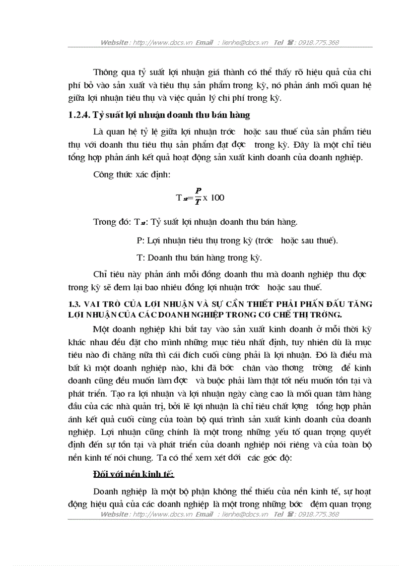 image for page Lợi nhuận và các phương hướng biện pháp tăng lợi nhuận ở Công ty in Báo Hà Nội Mới