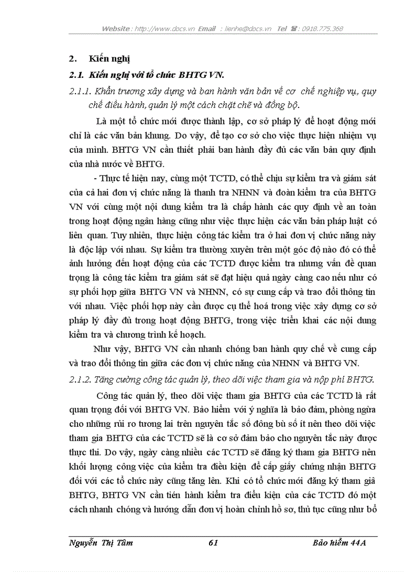 image for page Phương hướng hoàn thiện công tác giám sát từ xa của BHTG VN chi nhánh khu vực Hà Nội