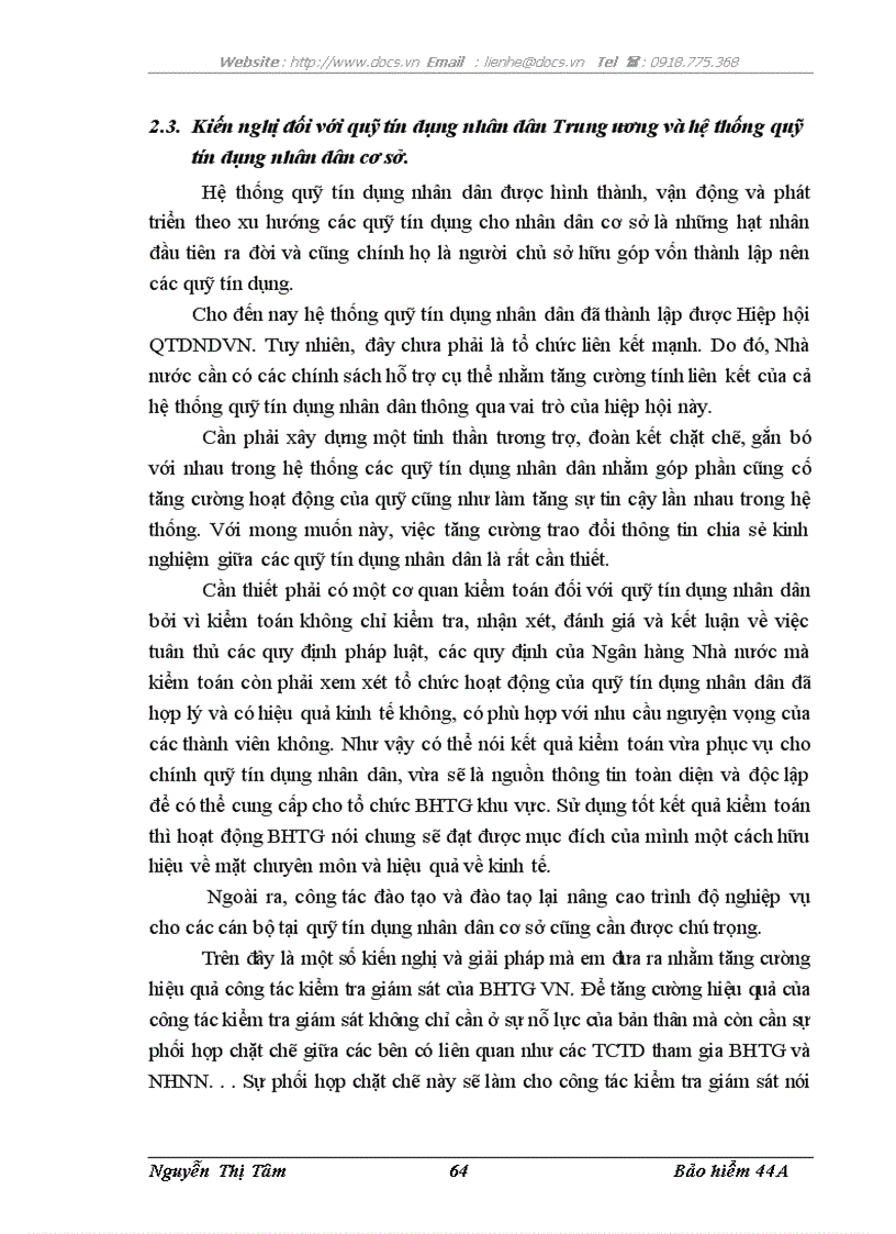 image for page Phương hướng hoàn thiện công tác giám sát từ xa của BHTG VN chi nhánh khu vực Hà Nội