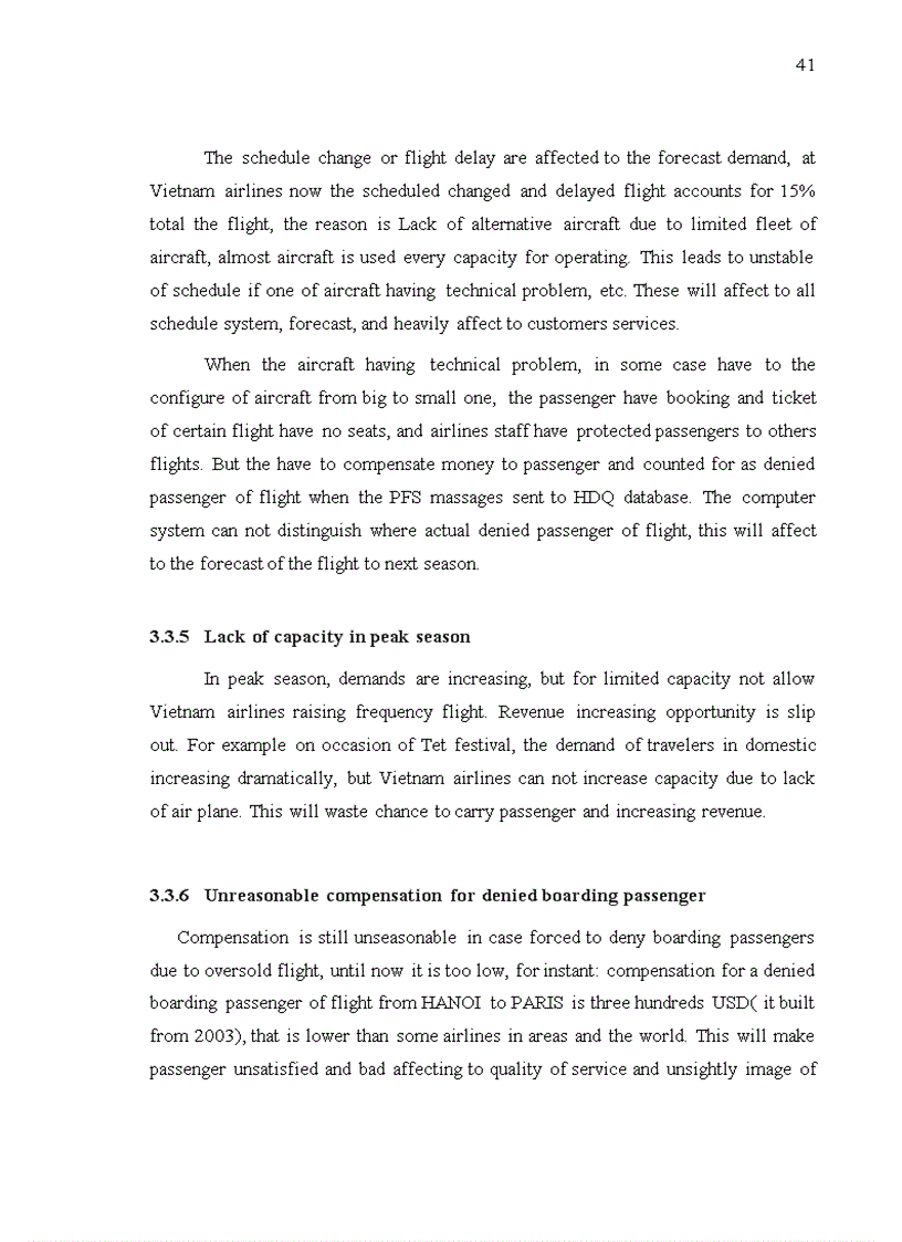 image for page Current revenue management at Vietnam Airlines