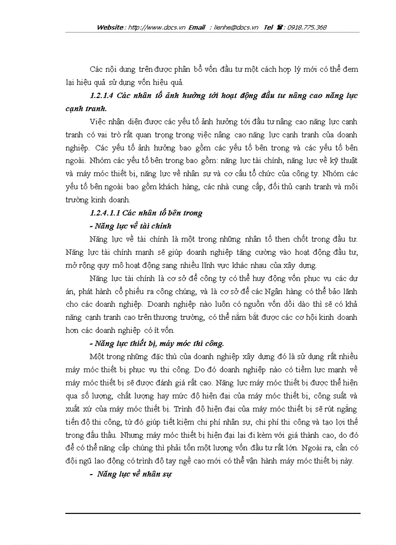 image for page Đầu tư nâng cao năng lực cạnh tranh tại Công ty cổ phần Đầu tư và Xây dựng HUD