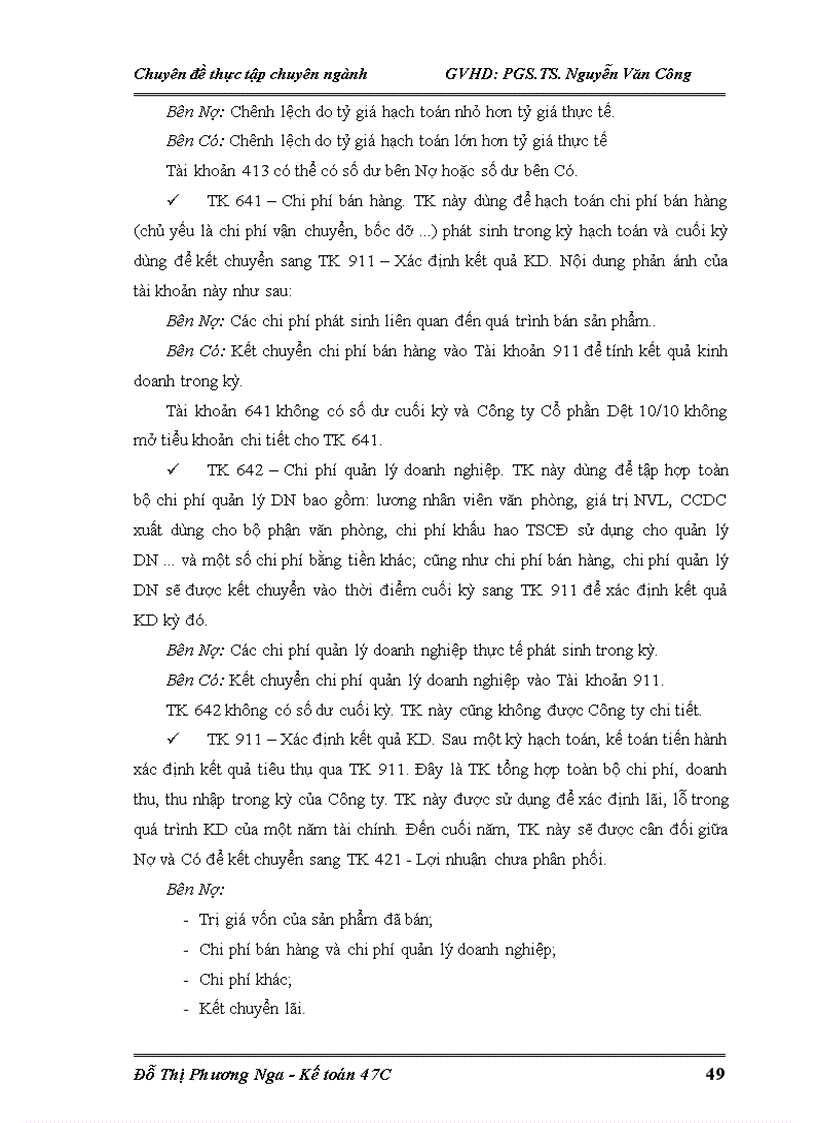 image for page Hoàn thiện kế toán tiêu thụ và kết quả tiêu thụ tại Công ty Cổ phần Dệt 10 10