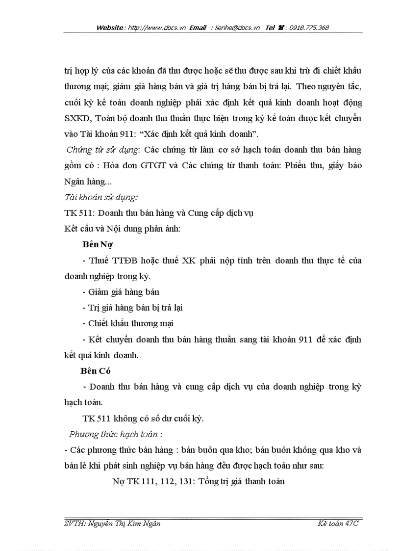 image for page Hoàn thiện kế toán tiêu thụ và kết quả tiêu thụ tại Công ty Cổ phần Kim Tín