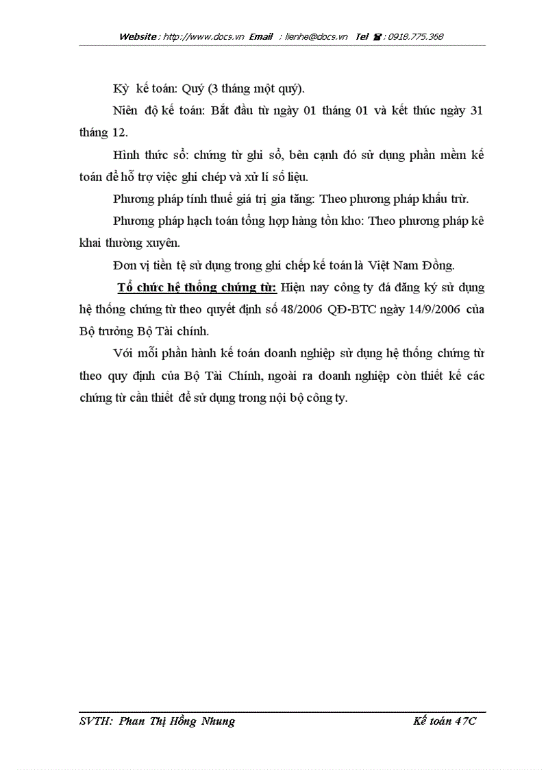 image for page Hoàn thiện kế toán bán hàng và xác định kết quả tiêu thụ tại Công ty cổ phần vật tư nông nghiệp Quảng Bình