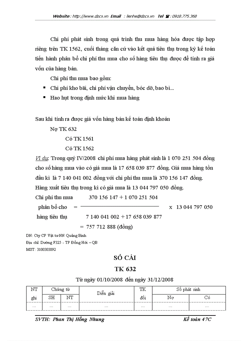 image for page Hoàn thiện kế toán bán hàng và xác định kết quả tiêu thụ tại Công ty cổ phần vật tư nông nghiệp Quảng Bình