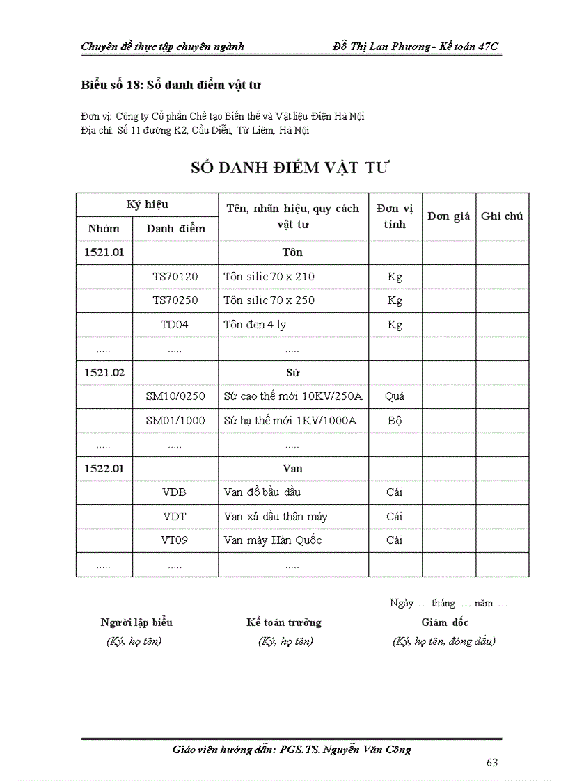 image for page Hoàn thiện kế toán nguyên vật liệu tại công ty cổ phần chế tạo biến thế và vật liệu điện hà nội