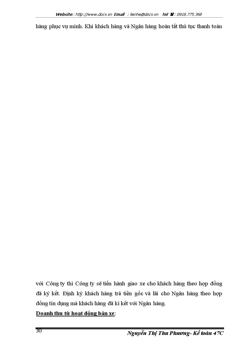 image for page Hoàn thiện công tác hạch toán doanh thu chi phí và xác định kết quả kinh doanh tại Công ty Liên doanh TOYOTA Giải Phóng