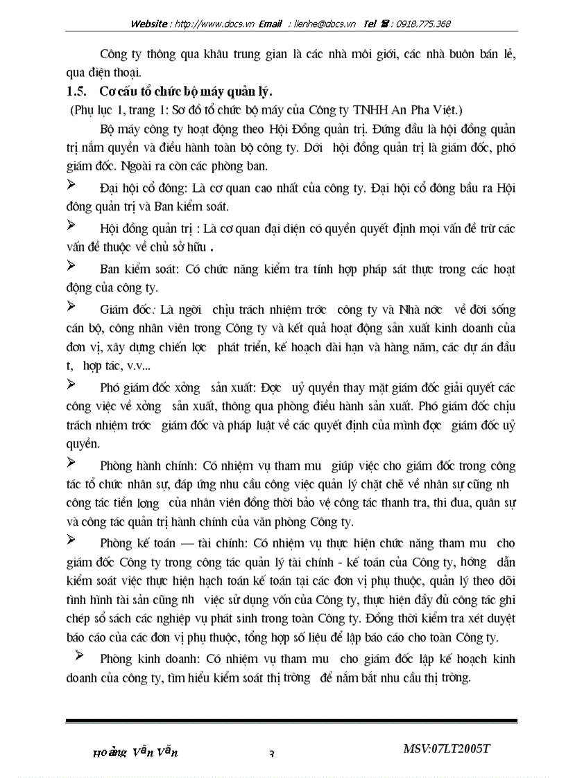 image for page Đặc điểm và tình hình hoạt động kinh doanh của công ty tnhh an pha việt