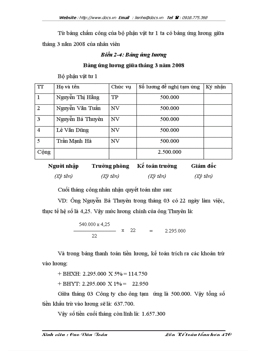 image for page Hoàn thiện công tác kế toán tiền lương và các khoản trích theo lương tại Công ty Cổ phần Thép và Vật tư