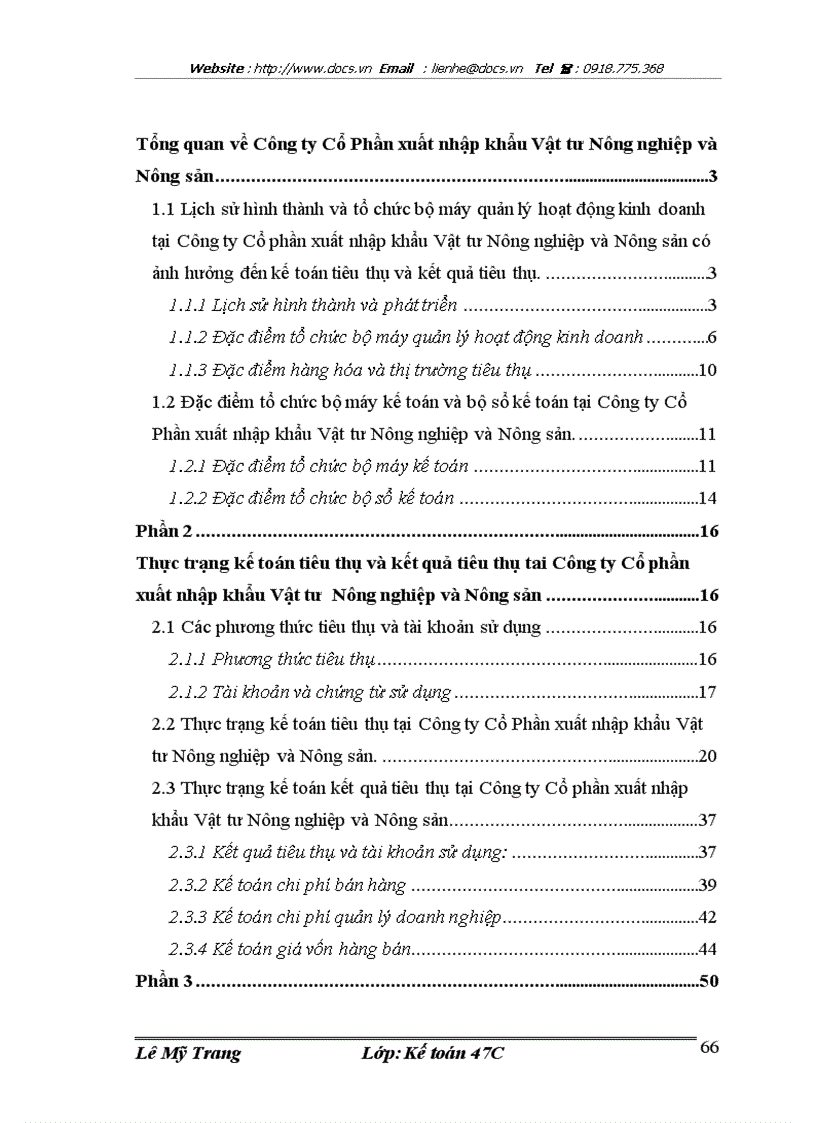 image for page Hoàn thiện kế toán tiêu thụ và kết quả tiêu thụ tại Công ty Cổ phần xuất nhập khẩu Vật tư Nông nghiệp và Nông sản