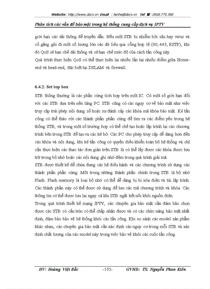 image for page Phân tích các vấn đề bảo mật trong hệ thống cung cấp dịch vụ IPTV
