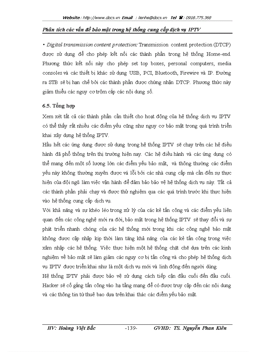 image for page Phân tích các vấn đề bảo mật trong hệ thống cung cấp dịch vụ IPTV