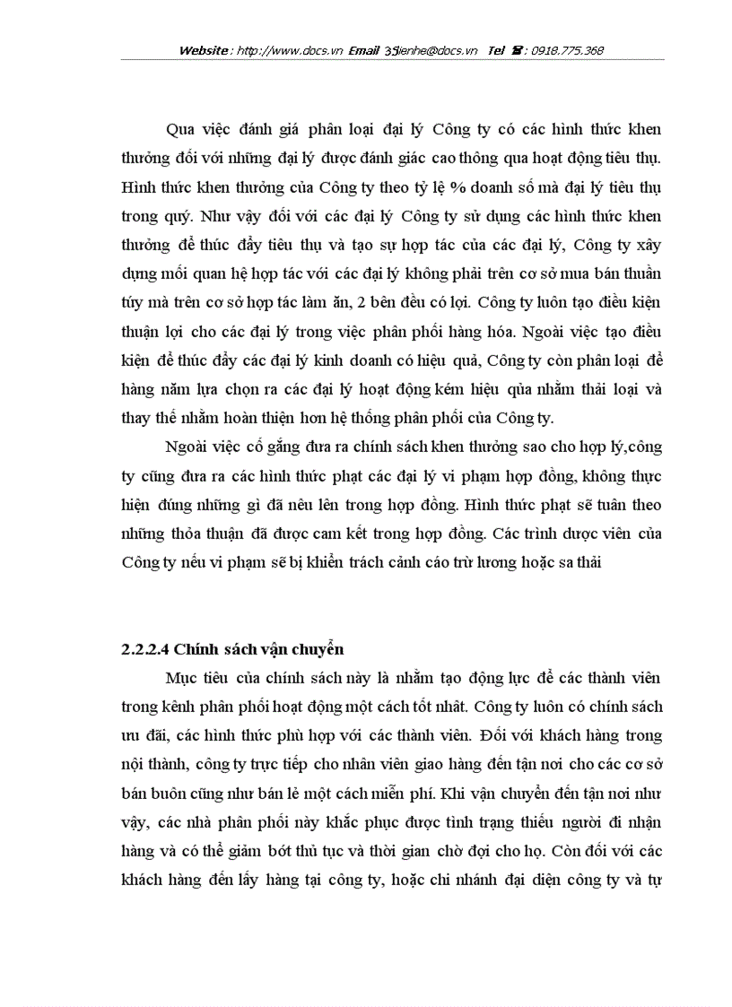 image for page Hoàn thiện hệ thống kênh phân phối của công ty Cổ phần Dược phẩm Nam Hà