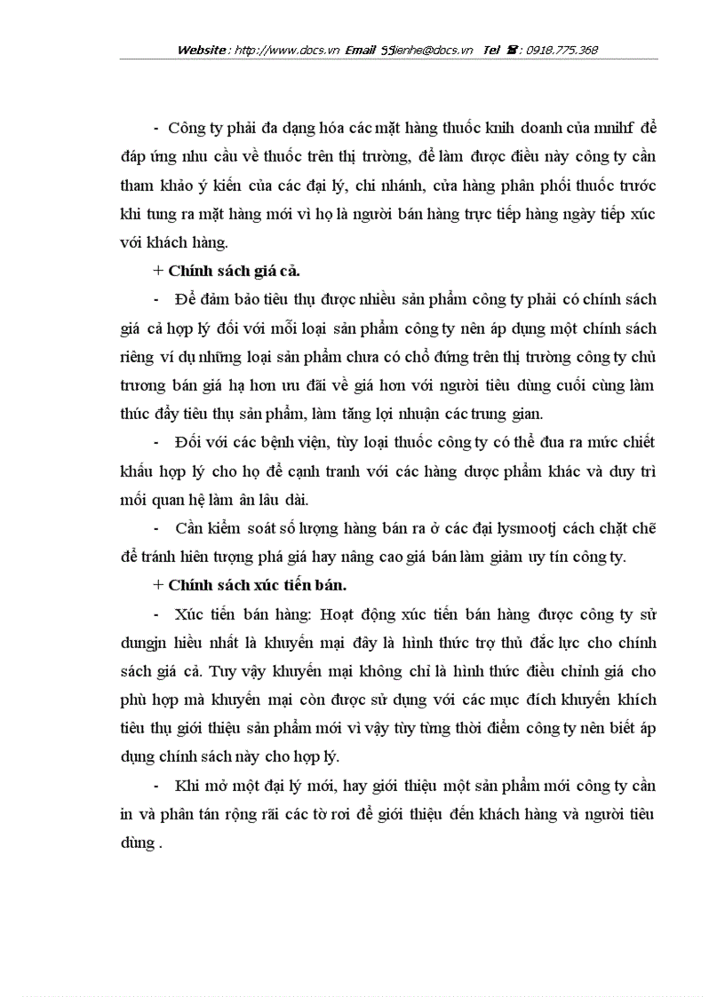 image for page Hoàn thiện hệ thống kênh phân phối của công ty Cổ phần Dược phẩm Nam Hà