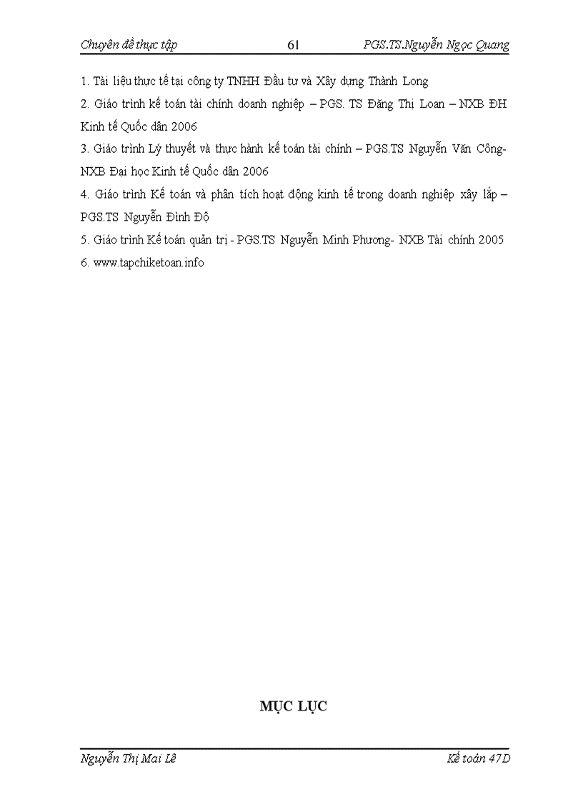 image for page Hoàn thiện kế toán chi phí sản xuất và tính giá thành sản phẩm xây lắp tại công ty tnhh đầu tư và xây dựng thành long