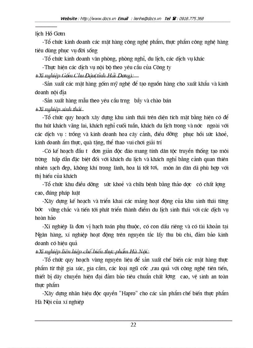 image for page Tại Công ty sản xuất dịch vụ và XNK Nam Hà Nội Haprosimex