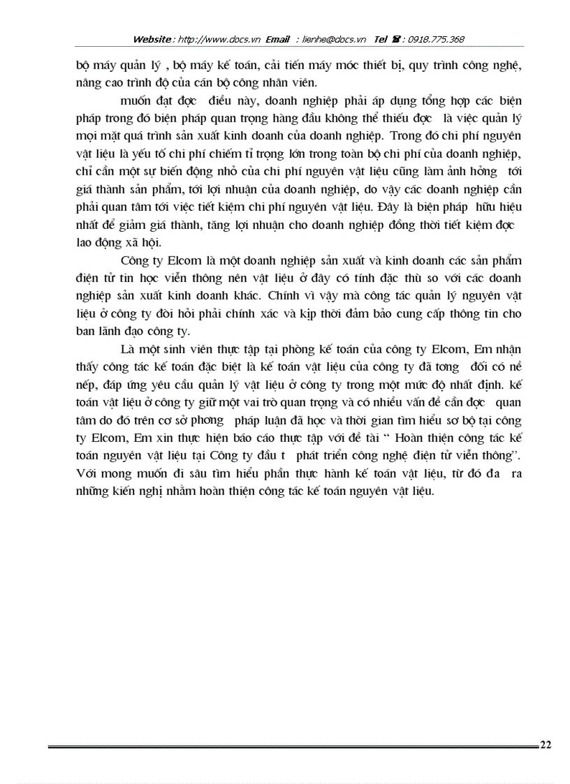 image for page Tại Công ty Đầu tư phát triển Công nghệ Điện tử Viễn thông ELCOM