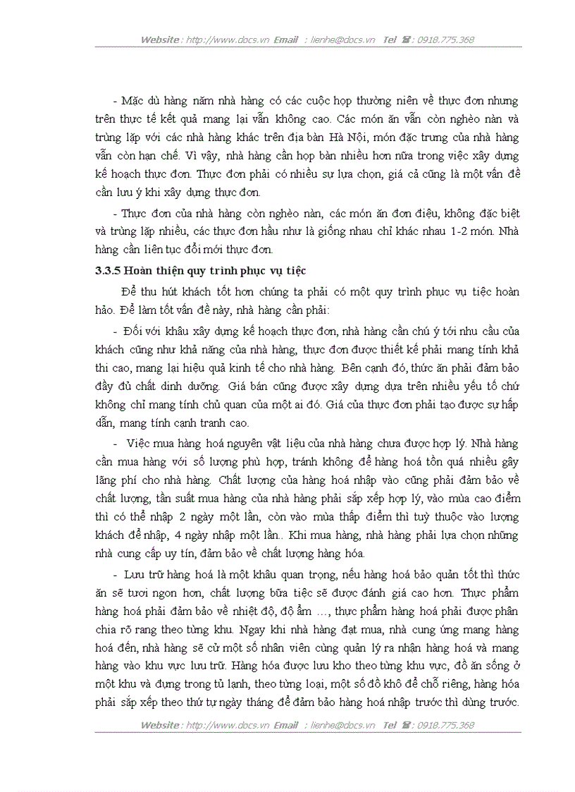 image for page Biện pháp thu hút khách trong kinh doanh tiệc tại nhà hàng hoa sen 6 thuộc công ty cổ phần du lịch Kim Liên