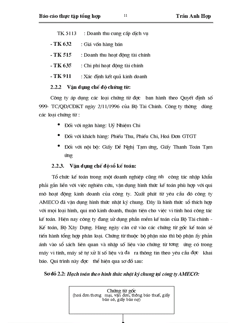 image for page Báo cáo thực tập tổng hợp Tại Công ty Ameco