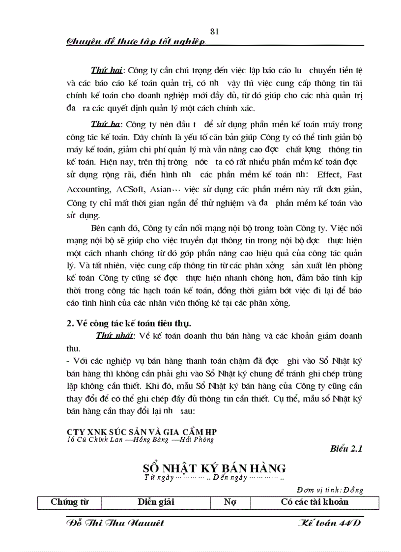 image for page Hoàn thiện công tác kế toán tiêu thụ thành phẩm tại Công ty XNK Súc sản và gia cầm Hải Phòng