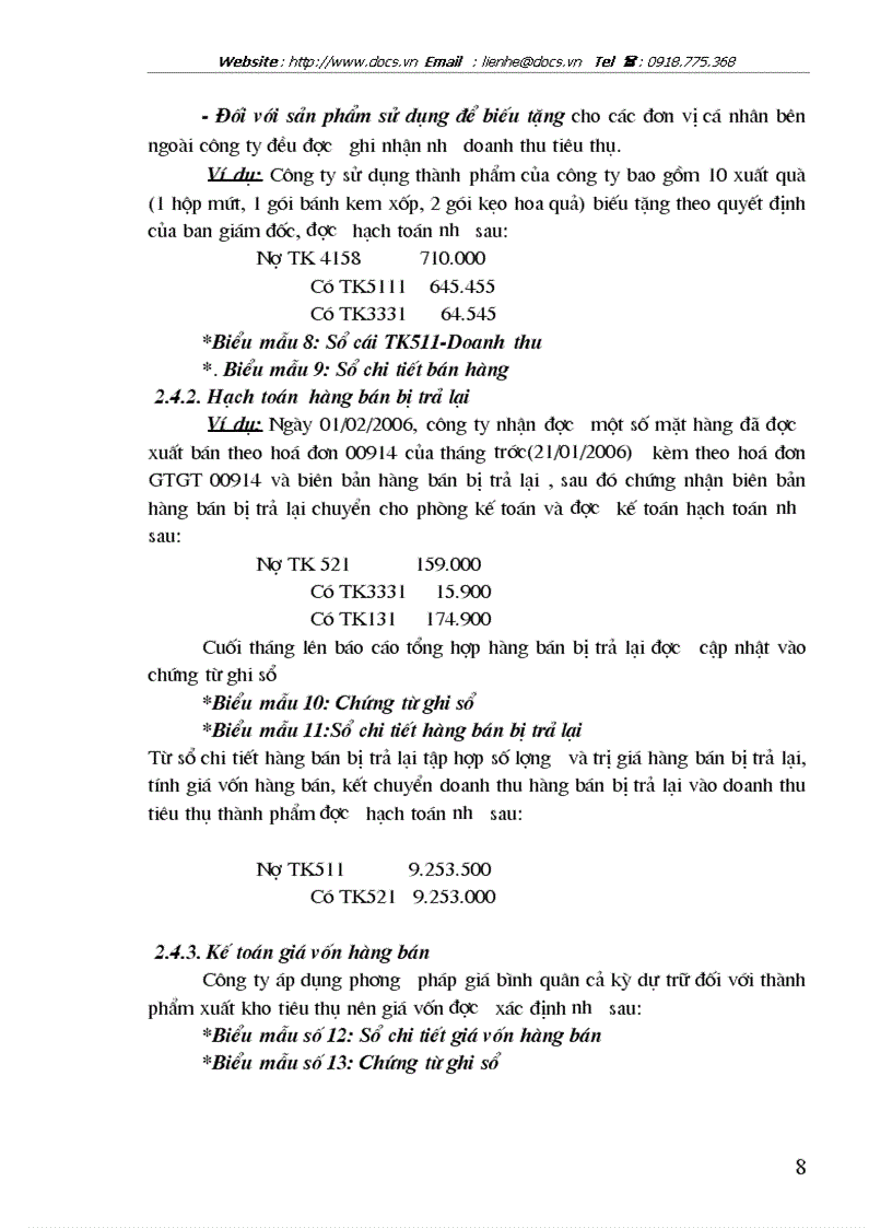 image for page Hoàn thiện công tác kế toán tiêu thụ thành phẩm và xác định kết quả tiêu thụ tại công ty cổ phần bánh kẹo Hữu Nghị Hà Nội