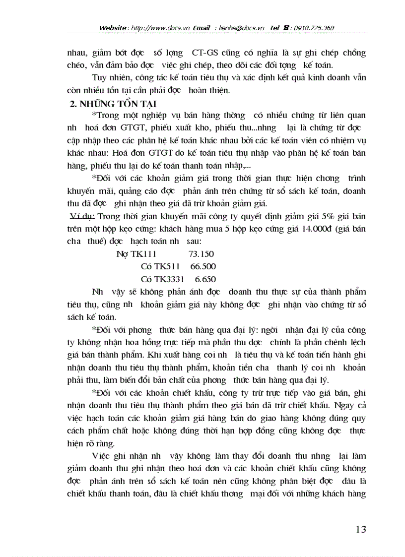 image for page Hoàn thiện công tác kế toán tiêu thụ thành phẩm và xác định kết quả tiêu thụ tại công ty cổ phần bánh kẹo Hữu Nghị Hà Nội