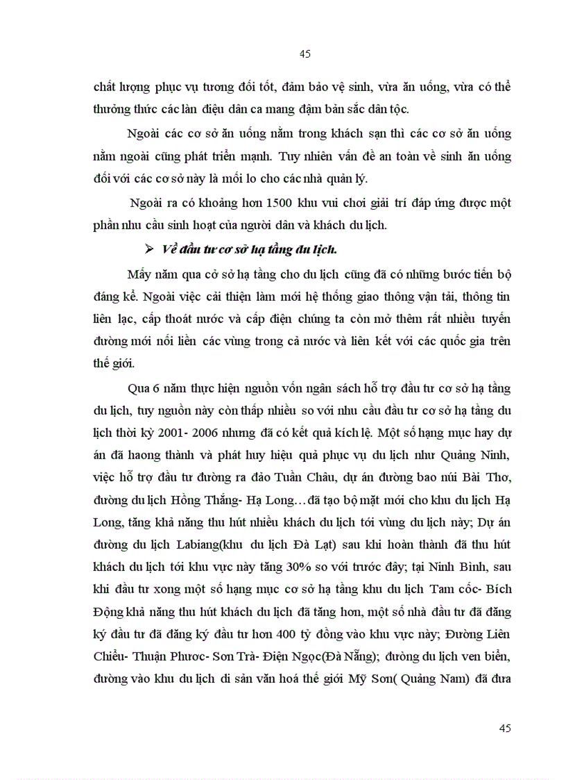 image for page Một số giải pháp nâng cao hiệu quả đầu tư phát triển du lịch năm 2001 2010