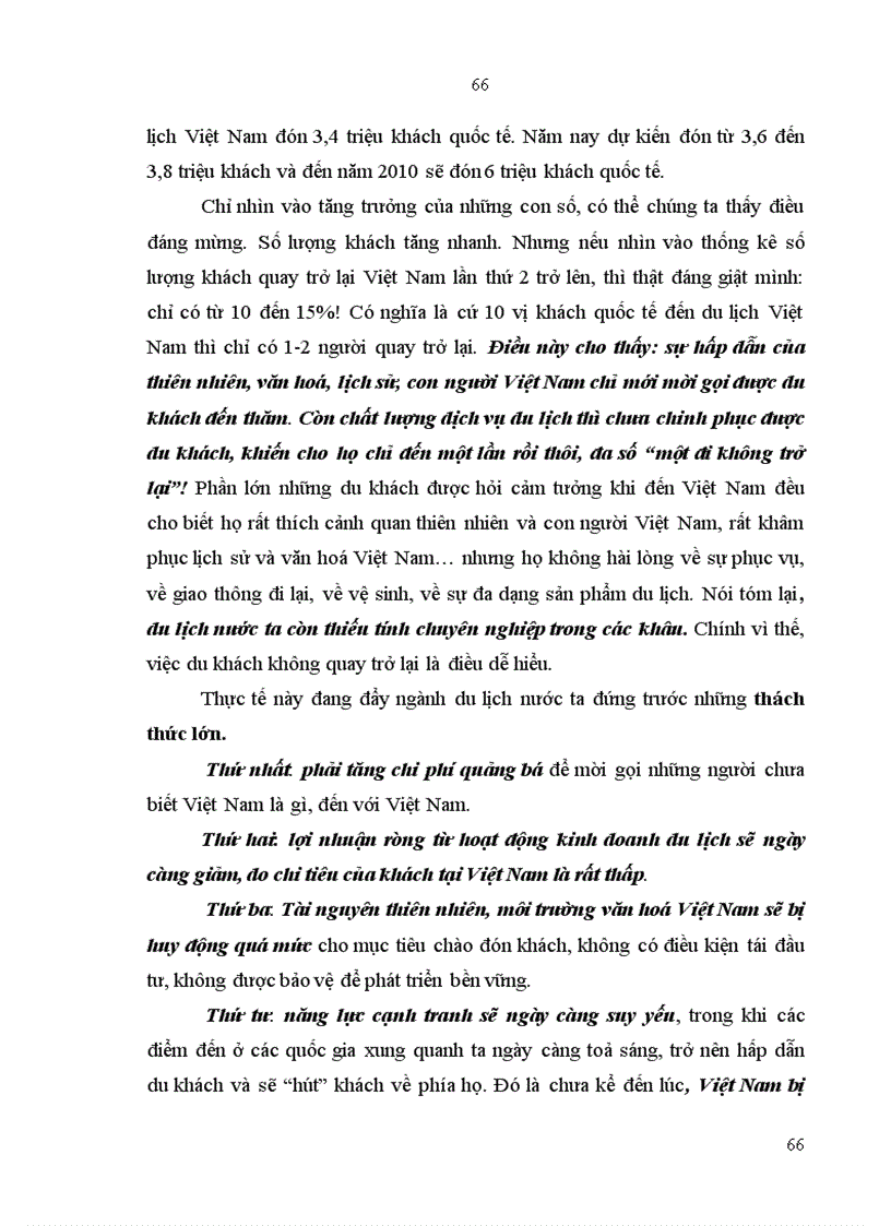image for page Một số giải pháp nâng cao hiệu quả đầu tư phát triển du lịch năm 2001 2010