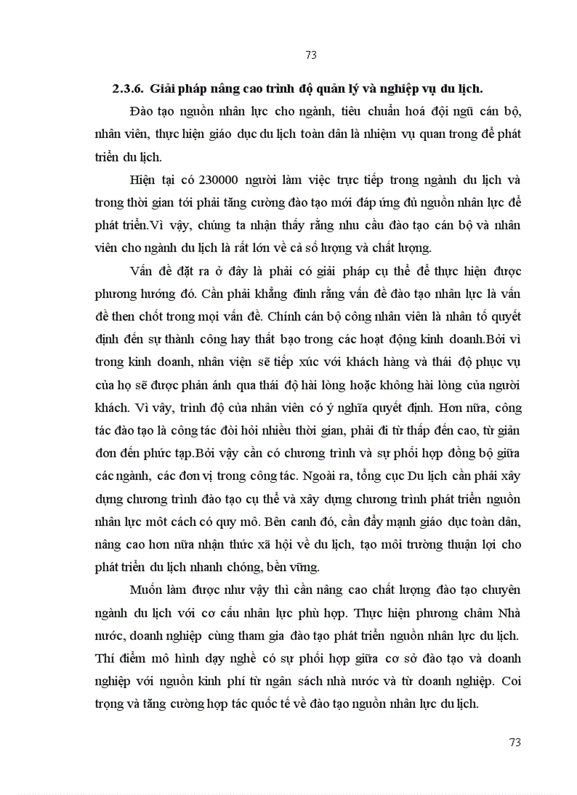 image for page Một số giải pháp nâng cao hiệu quả đầu tư phát triển du lịch năm 2001 2010