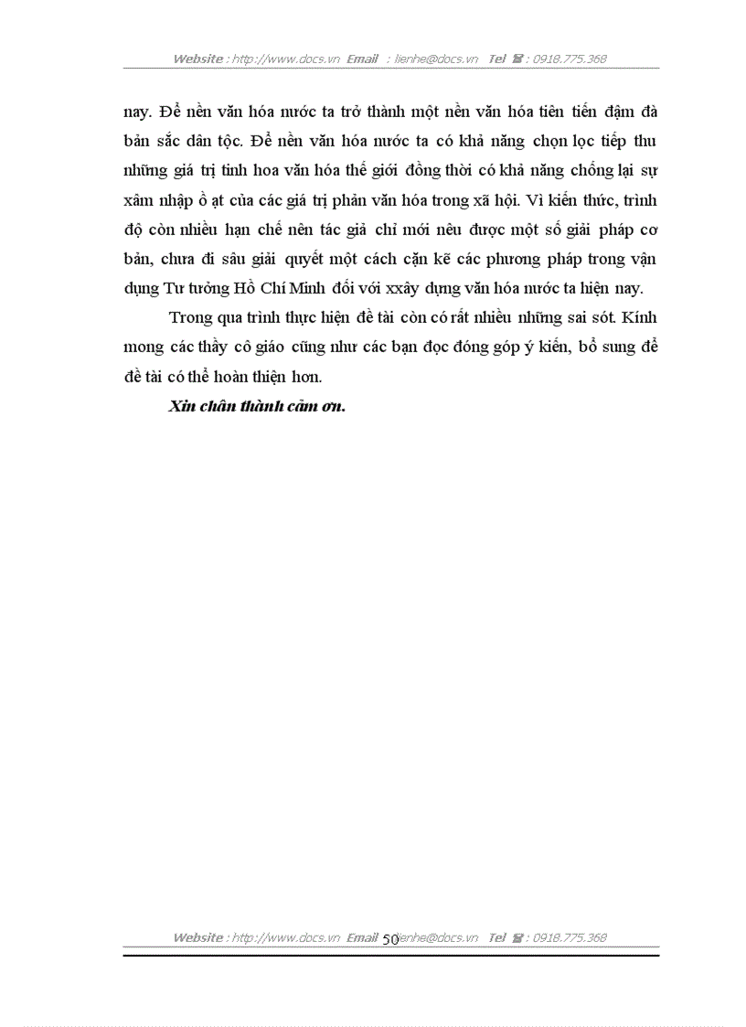 image for page Vận dụng tư tưởng Hồ Chí Minh vào xây dựng đời sống văn hóa mới ở nước ta hiện nay