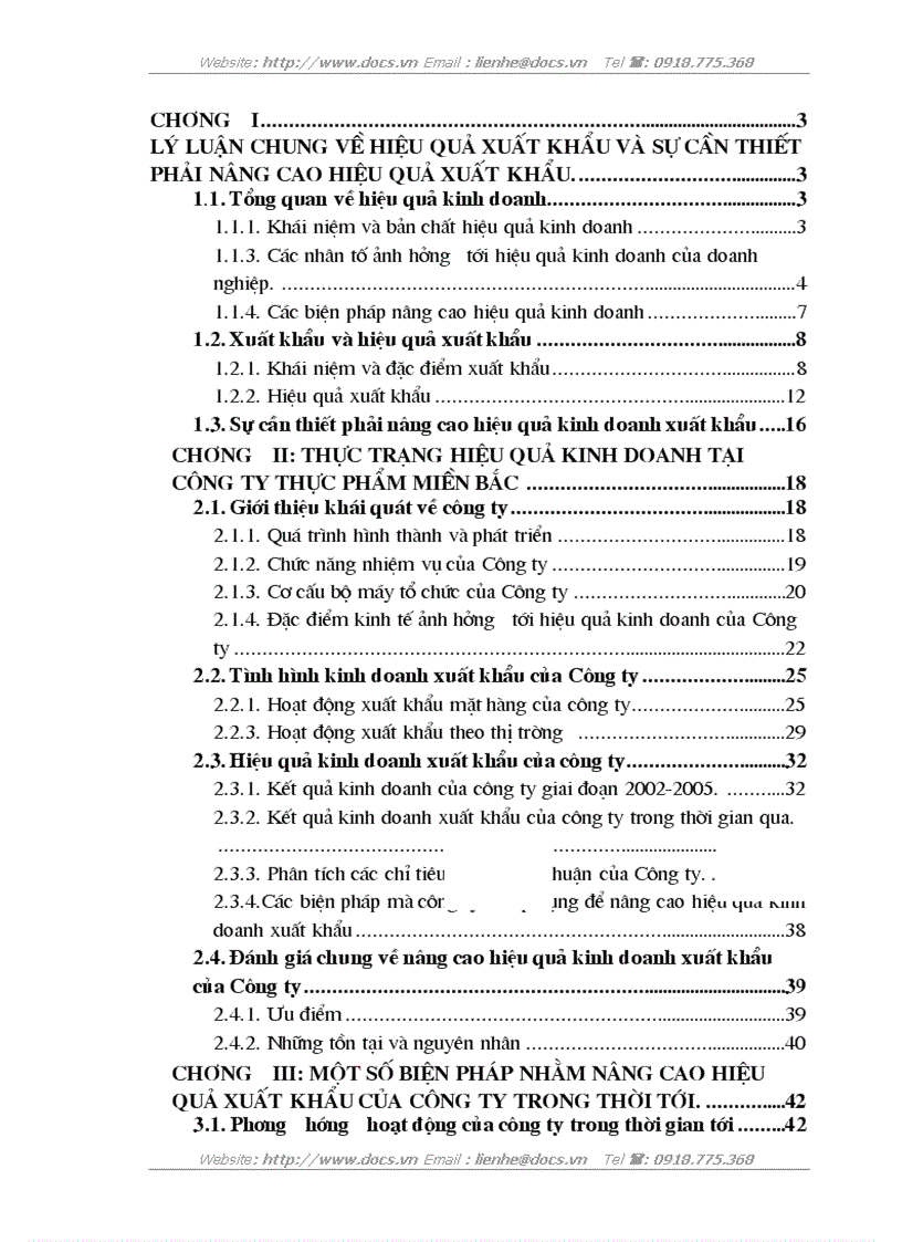 image for page Một số giải pháp nhằm nâng cao hiệu quả kinh doanh xuất khẩu tại Công ty Thực phẩm Miền Bắc