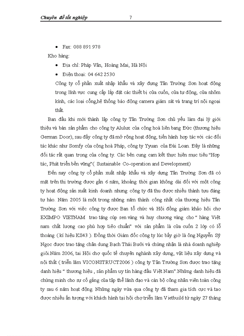 image for page Thực trạng và giải pháp đầu tư nâng cao năng lực cạnh tranh ở công ty cổ phần xuất nhập khẩu và xây dựng Tân Trường Sơn