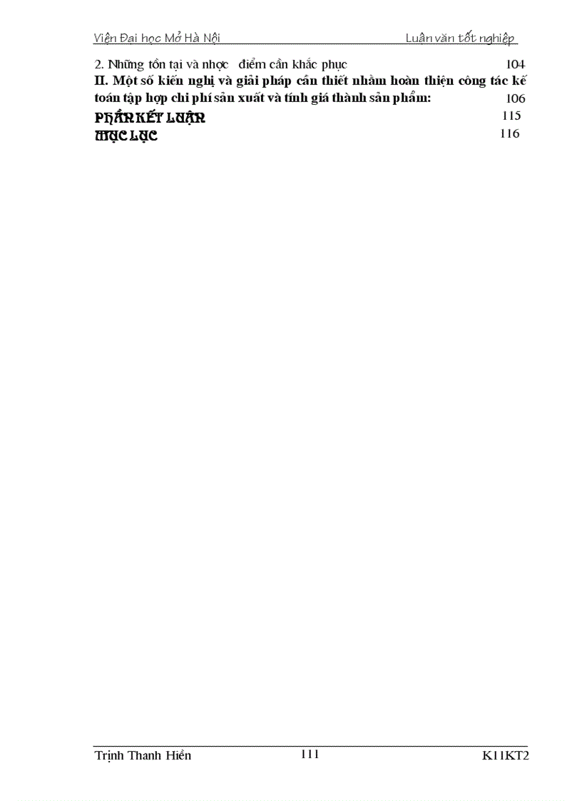 image for page Kế toán chi phí sản xuất và tính giá thành sản phẩm tại Công ty TNHH Nhà Nước một thành viên Cơ khí Hà Nội