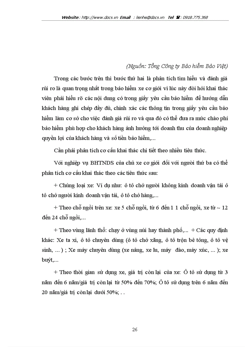 image for page Giải pháp nâng cao hiệu quả kinh doanh bảo hiểm xe cơ giới tại Công ty Bảo hiểm Bảo Việt