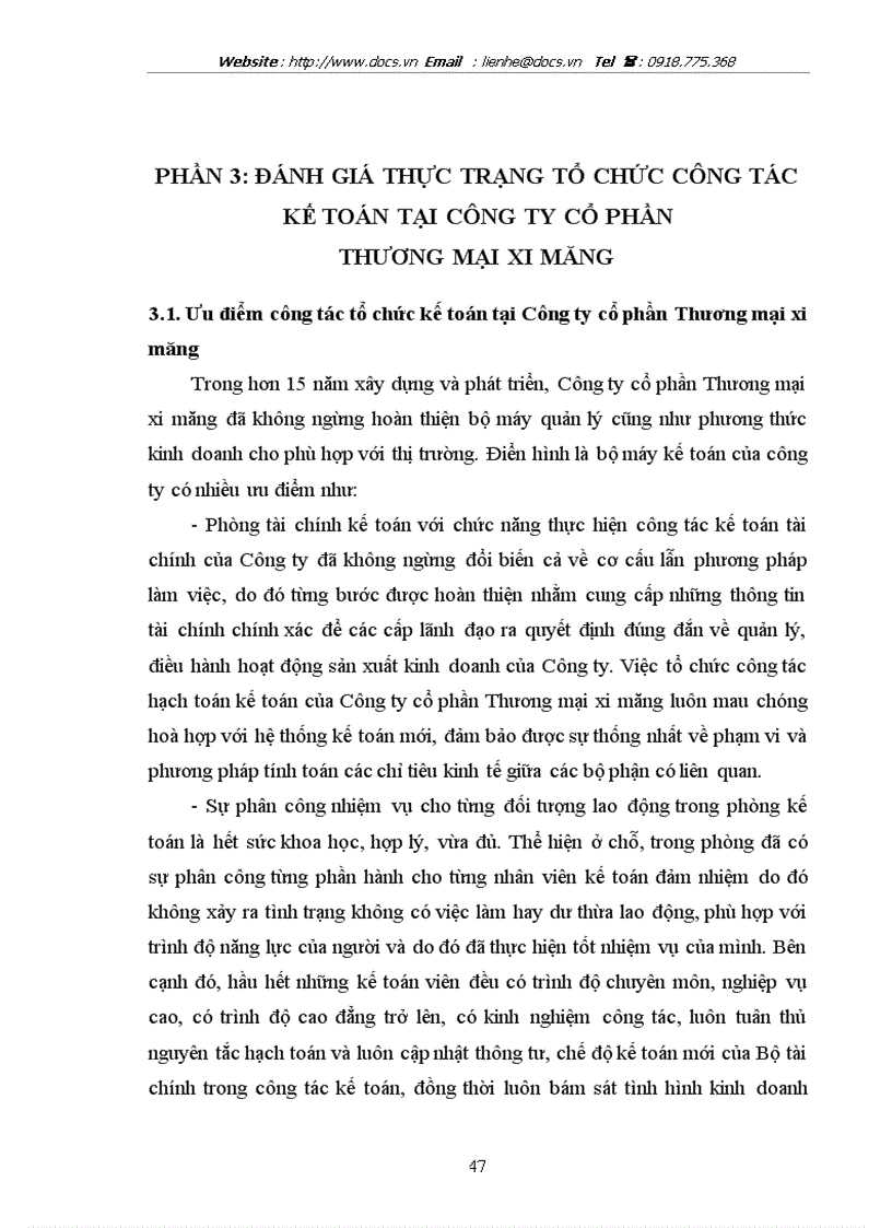 image for page Thực trạng tổ chức kế toán tại Công ty CP Thương mại xi măng lt kiến tập gt