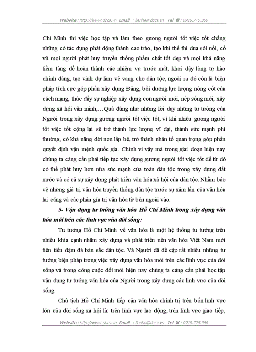 image for page Vận dụng tư tưởng Hồ Chí Minh vào xây dựng đời sống văn hóa mới ở nước ta hiện nay