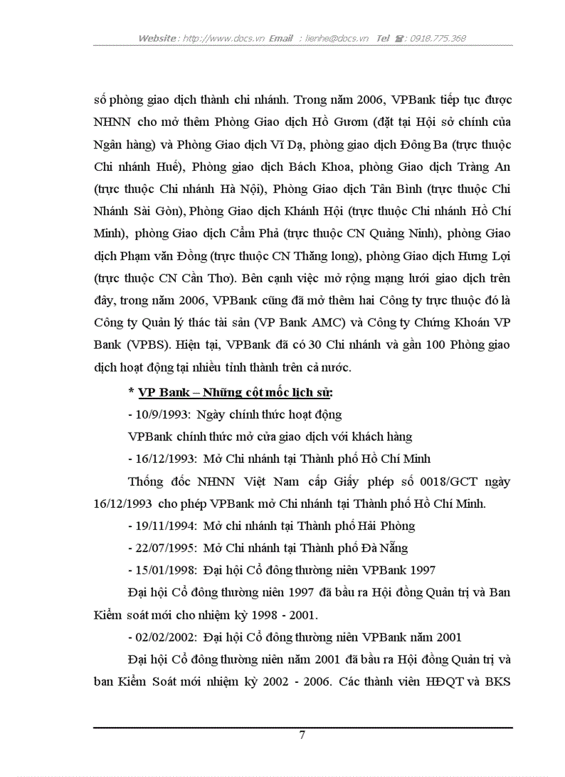 image for page Báo cáo thực tập tổng hợp về Ngân hàng thương mại cổ phần các doanh nghiệp ngoài quốc doanh VP Bank