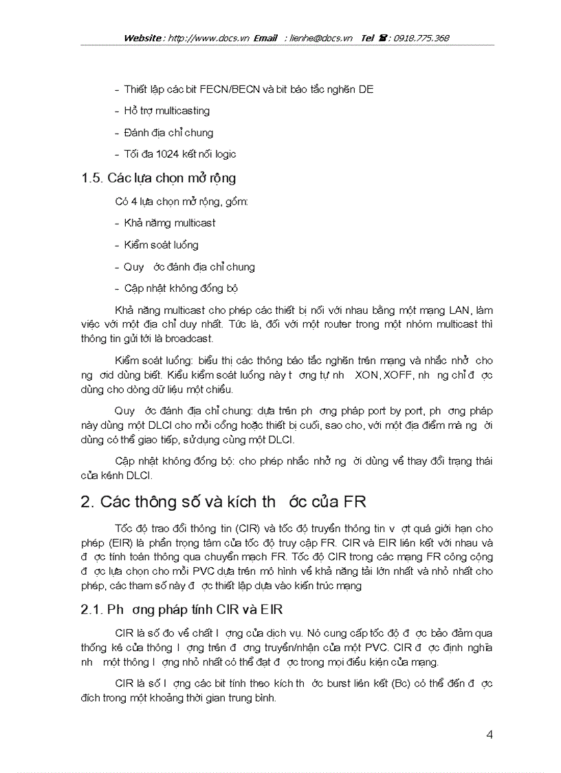 image for page Dịch vụ Frame Relay