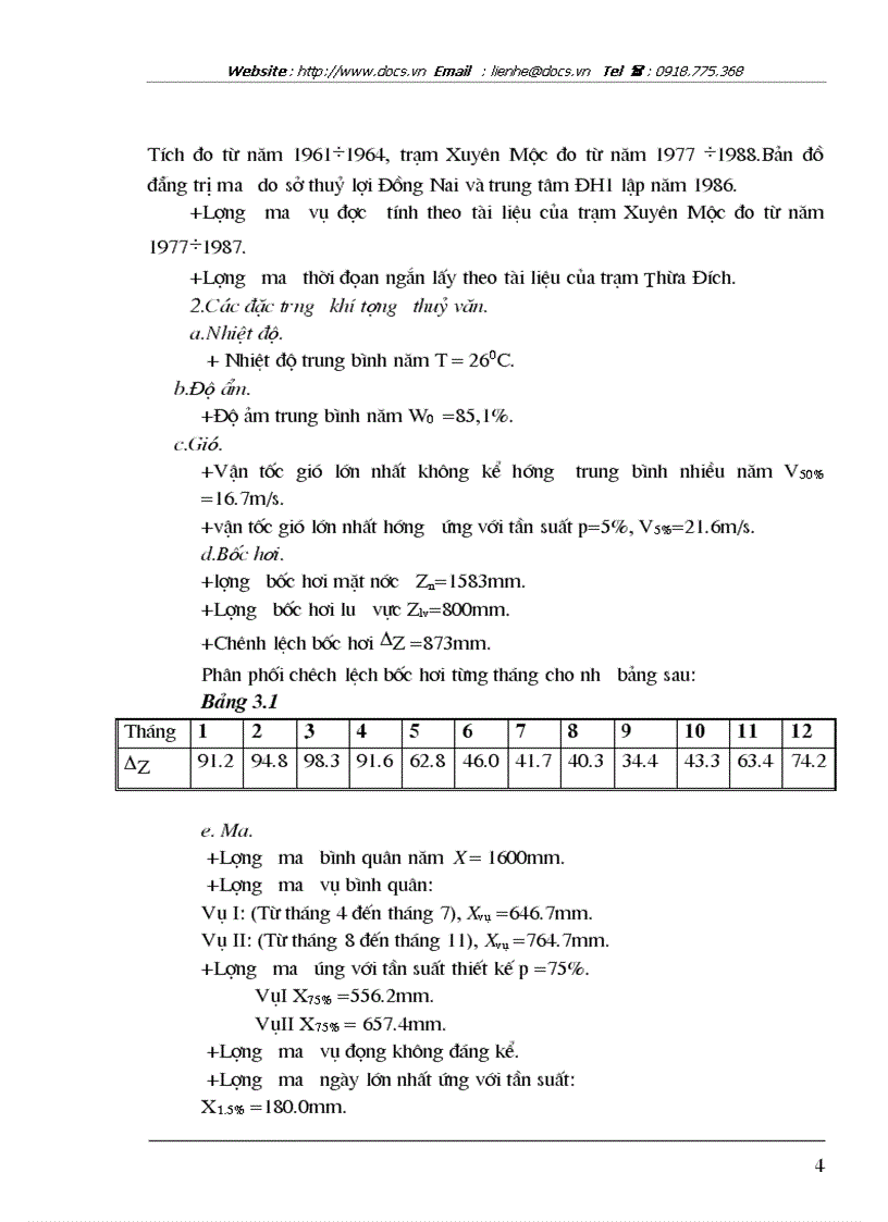 image for page Thiết kế hồ chứa Suối Các tỉnh Bà Rịa Vũng Tàu