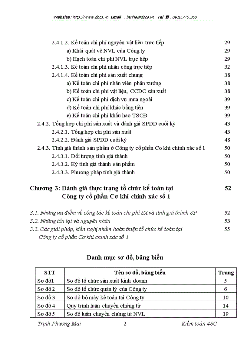 image for page Thực trạng tổ chức kế toán tại Công ty CP Cơ khí chính xác số 1 lt kiến tập gt