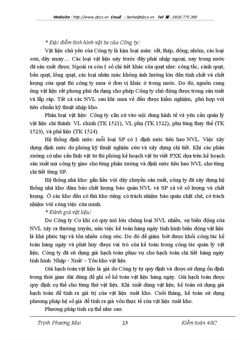 image for page Thực trạng tổ chức kế toán tại Công ty CP Cơ khí chính xác số 1 lt kiến tập gt