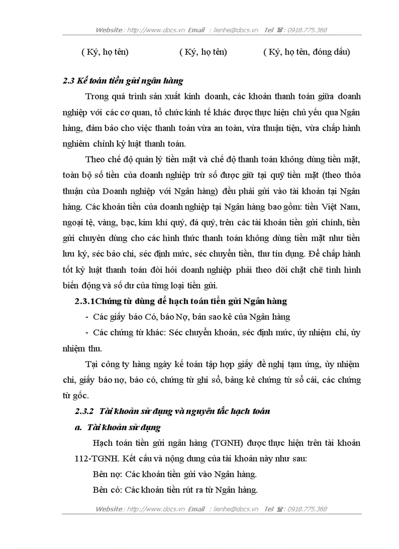 image for page Kế toán vốn bằng tiền tại công ty cổ phần dịch vụ viễn thông Đông Đô