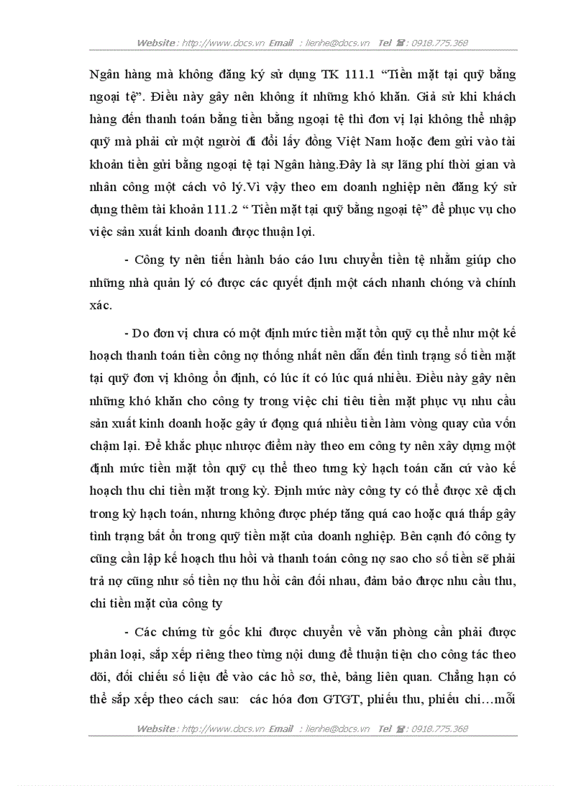 image for page Kế toán vốn bằng tiền tại công ty cổ phần dịch vụ viễn thông Đông Đô