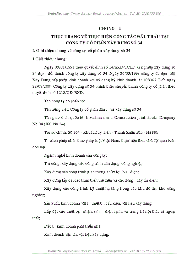 image for page Nâng cao khả năng cạnh tranh trong đấu thầu xây dựng tại công ty cổ phần xây dựng số 34