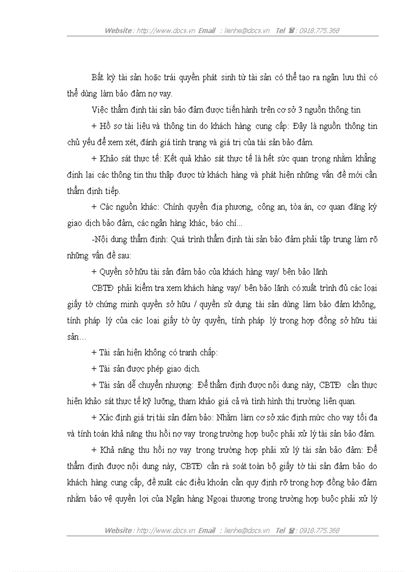 image for page Thẩm định tài chính dự án đầu tư cho vay vốn tại ngân hàng Thương mại cổ phần Ngoại thương Việt Nam chi nhánh Chương Dương