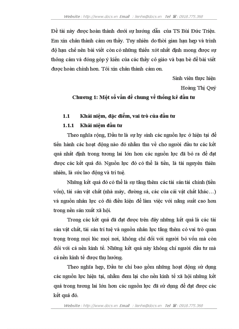 image for page Vận dụng một số phương pháp thống kê phân tích tình hình vốn đầu tư thực hiện của tỉnh Thái Bình trong giai đoạn 2000 2007